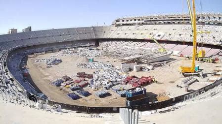 Nueva imagen impactante de las obras del Camp Nou adiós a un elemento