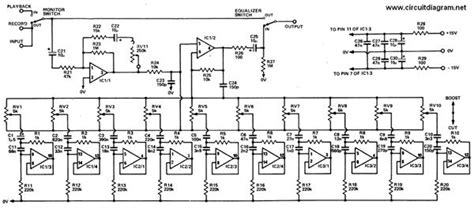 Audio Equalizer Circuit Diagram