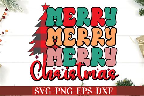 Merry Christmas Svg Graphic By Designistic Creative Fabrica