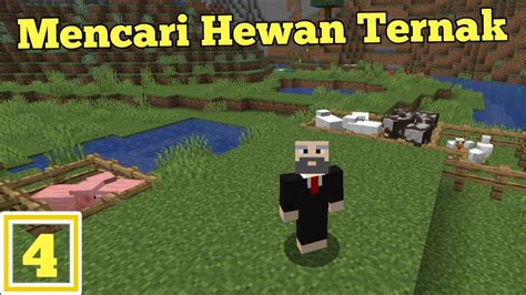 Mencari Hewan Ternak Minecraft Survival Eps 4 YouTube