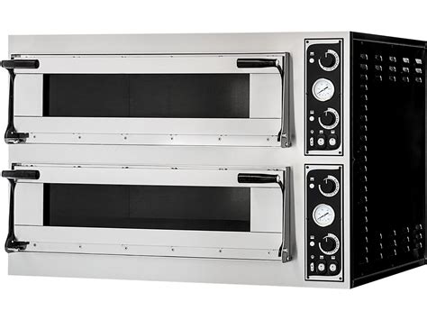 Prismafood Pizzaofen Virtuoso 66 mit 2 Vollschamott Backkammern für P