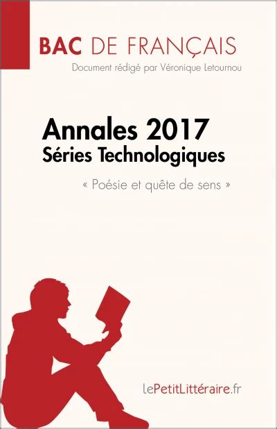 Bac De Fran Ais Annales S Ries Technologiques Corrig