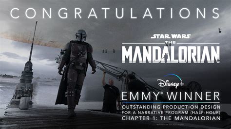 Congratulations To The Mandalorian Creative Team On Their Emmy Win For