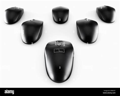 Black Computer Mice Stock Photo Alamy