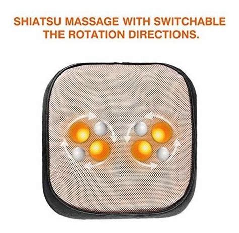 Snailax Masajeador De Pies Y Espalda Shiatsu 2 En 1 Con Ca Cuotas