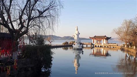 4k宁波东钱湖小普陀水上观音与冬季傍晚视频素材文体竞技视频素材下载高清3840x2160视频素材下载凌点视频素材网编号654963