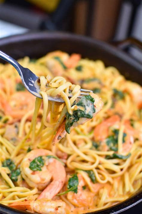 Creamy Garlic Butter Shrimp Pasta Full Kitchen Recipes