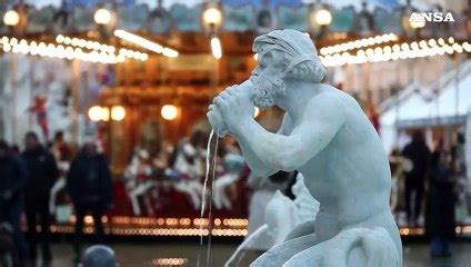 Giubileo Riaperta La Fontana Dei 4 Fiumi In Piazza Navona