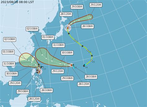 三颱共舞！「海葵」颱風生成 最新路徑預測出爐