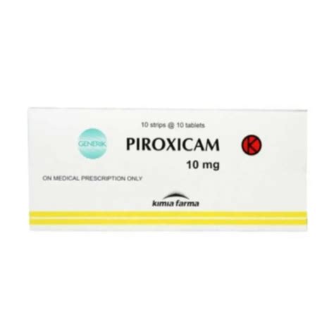 Piroxicam Mg Tablet Kimia Farma Manfaat Kandungan Dosis Dan