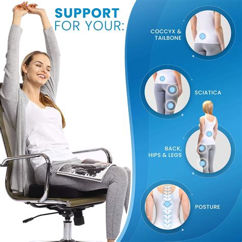 Buy Everlasting Comfort Lumbar Support Pillow For Office Chair And Seat