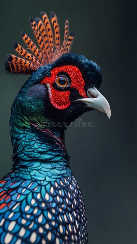 Lady Amherstand X27s Pheasant Closeup Of A Colorful Phasianidae Bird