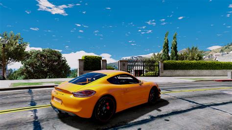 Porsche Cayman GT4: A Luxury Add-On | GTA 5 Mods