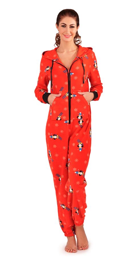 Womens Luxury Onesie All In One Hooded Pyjamas Pjs Jumpsuit Ladies Size Uk 6 16 Ebay