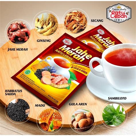 Jual Promo Jahe Merah Super Ratu Lebah Plus Madu Dan Gula Aren Harga