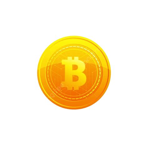 Isolated Golden Bitcoin Symbol On White Background Representing Crypto