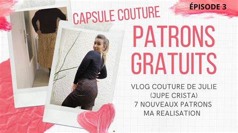 Capsule Couture Patrons Gratuits Vlog Couture By Julie Jupe Bo