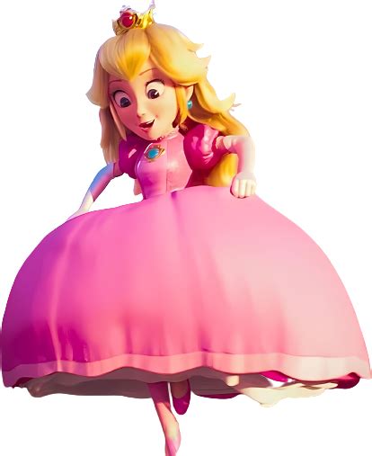 Princess Peach The Super Mario Bros Movie Png By Gruydruamarillo On