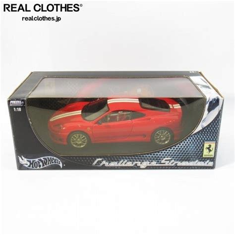やや傷や汚れありMATTEL マテル Hot Wheels ホットウィール 1 18 FERRARI フェラーリ 360 チャレンジ スト