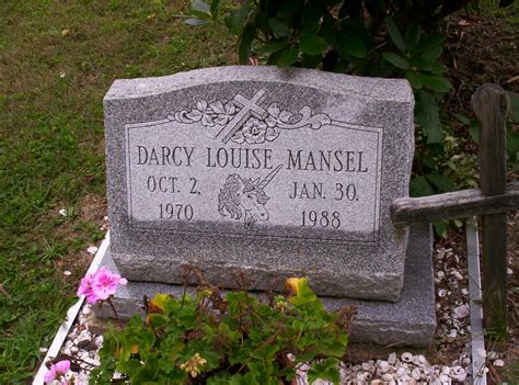 Darcy Louise Mansel (1970-1988) - Find a Grave Memorial