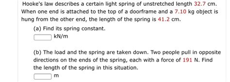 Solved When a 3.50-kg object is hung vertically on a certain | Chegg.com