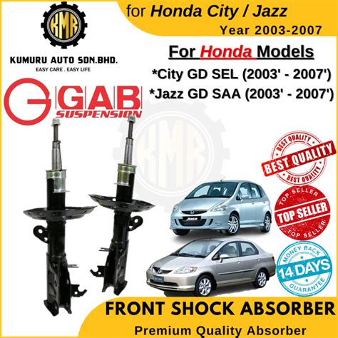 GAB Gas Front Absorber Honda City GD SEL 2003 2007 Jazz GD SAA