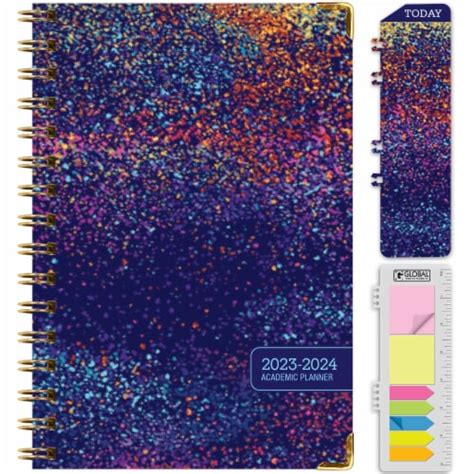 Global Printed Products Hardcover Academic Year 23 24 Planner Starfield 55 X 8 Frys