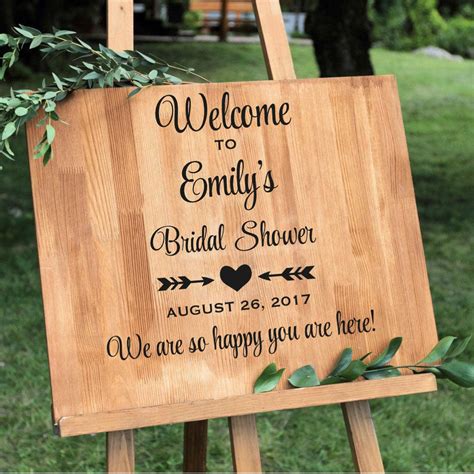 Diy Bridal Shower Decorations Bridal Shower Signs Vinyl Written