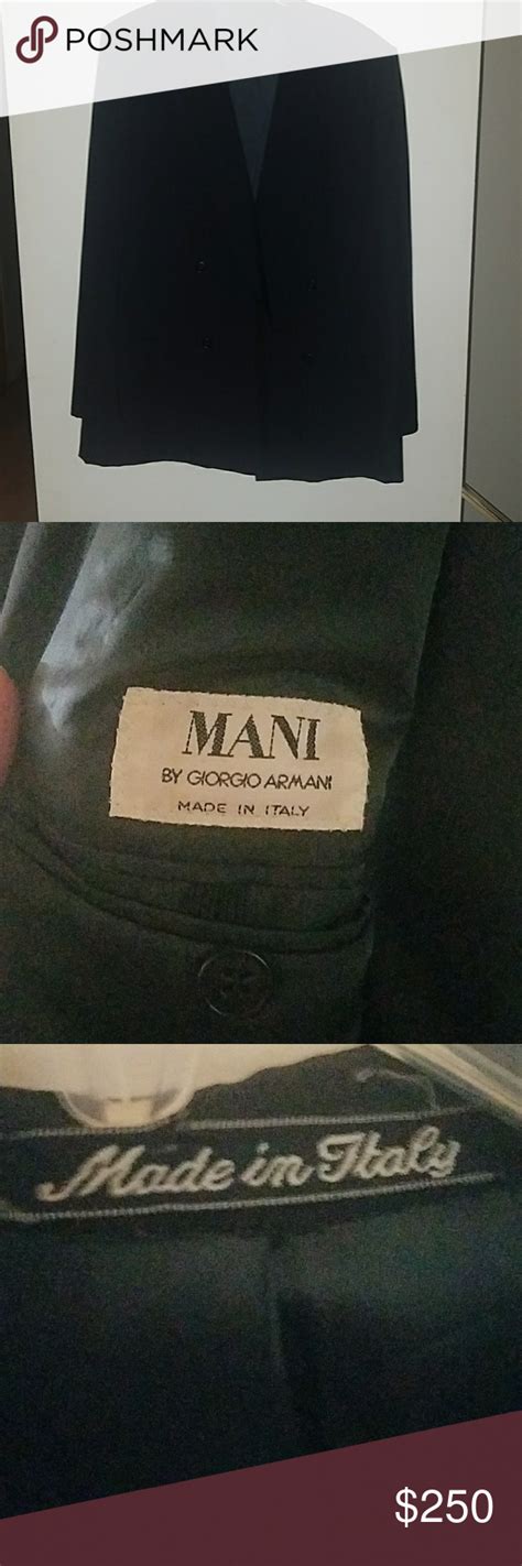 Mani By Giorgio Armani Suit Armani Suits Giorgio Armani Giorgio