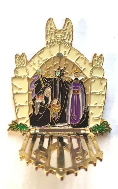 DISNEY PIN BADGE Jds 100th An Édition Spéciale Méchants Maléfique