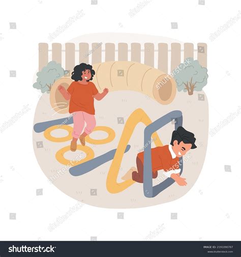 Obstacle Course Isolated Cartoon Vector Illustration Stock Vector (Royalty Free) 2191090787 ...