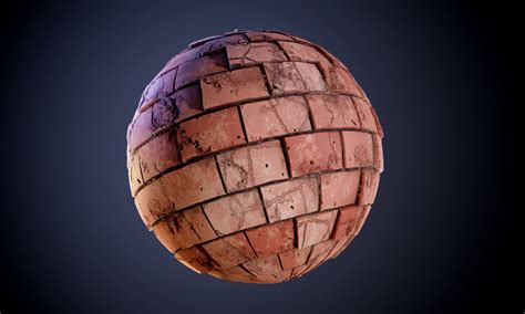 Stylized Brick Damged Pbr Seamless Texture Texture Cgtrader