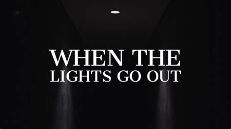 When The Lights Go Out Re Edited Horror Short Film YouTube