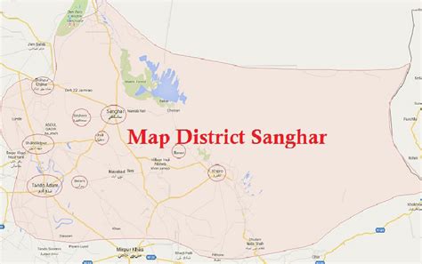 Map of the District Sanghar. | Download Scientific Diagram