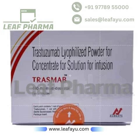 Trasmab 440mg Injection Trastuzumab Lyophilized Powder For Concentrate