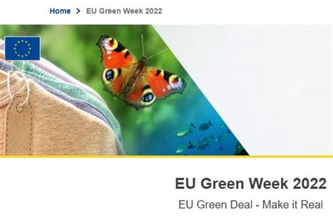 30 Maggio 5 Giugno 2022 La Settimana Verde DellUnione Europea