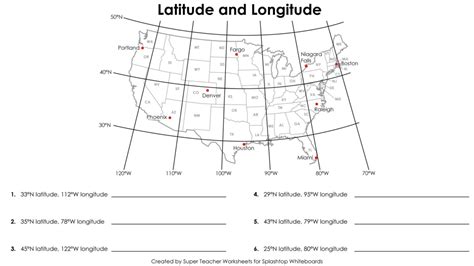 Printable United States Map With Longitude And Latitude Lines ...