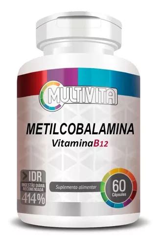 Vitamina B12 cianocobalamina 60 cápsulas MercadoLibre