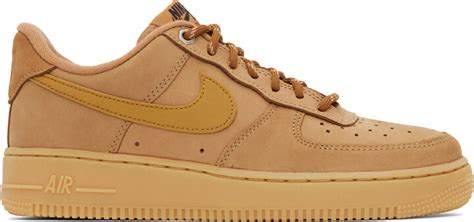 Nike Tan Air Force 1 '07 Sneakers - ShopStyle