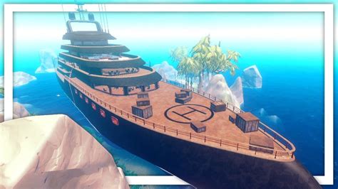 I Found The Secret Abandoned Cruise Ship In The New Raft Update Youtube