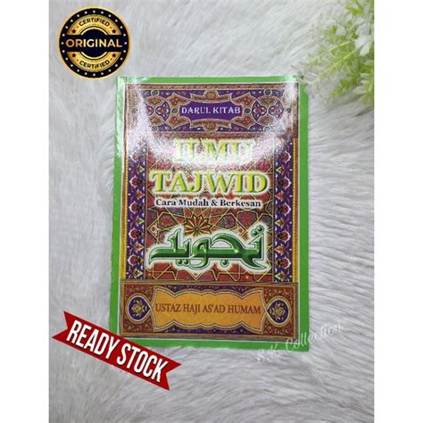 Buku Ilmu Tajwid Cara Mudah Berkesan Ustad Haji As Ad Humam Shopee