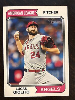 Topps Heritage High Number Lucas Giolito Los Angeles Angels