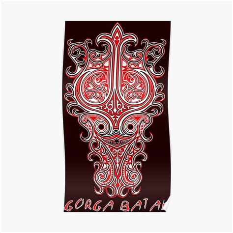 "Batak Gorga Pattern Art" Poster for Sale by BagandingTua | Redbubble