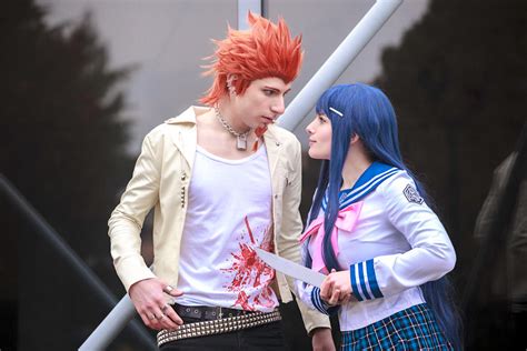 Danganronpa Sayaka Maizono And Leon Kuwata By Rinoafatali On Deviantart