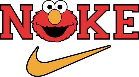 Download file PNG. Nike Elmo. 300 DPI. Print ready file. – NightOwlPrints