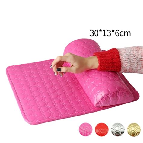 1pc Nail Art Pillow For Manicure Hand Arm Rest Pillow Cushion Pu