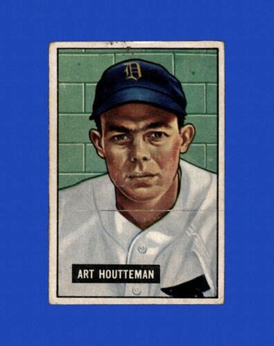 1951 Bowman Set Break 45 Art Houtteman VG VGEX GMCARDS EBay