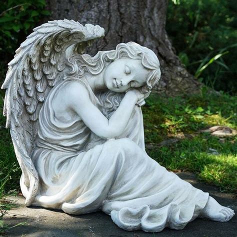 Northlight Resting Angel Religious Outdoor Garden Statue | Wayfair