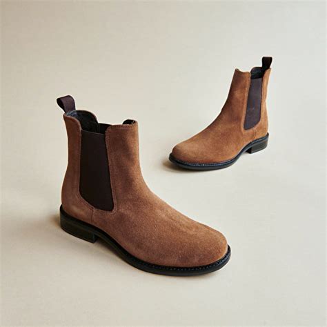 Bottines Bouts Ronds En Croute Cognac Jonak