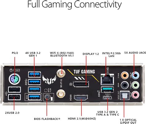 Asus Tuf Gaming B550m Plus Wifi 6 Amd Am4 3rd Gen Ryzen™ Microatx